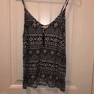 Black and white tank